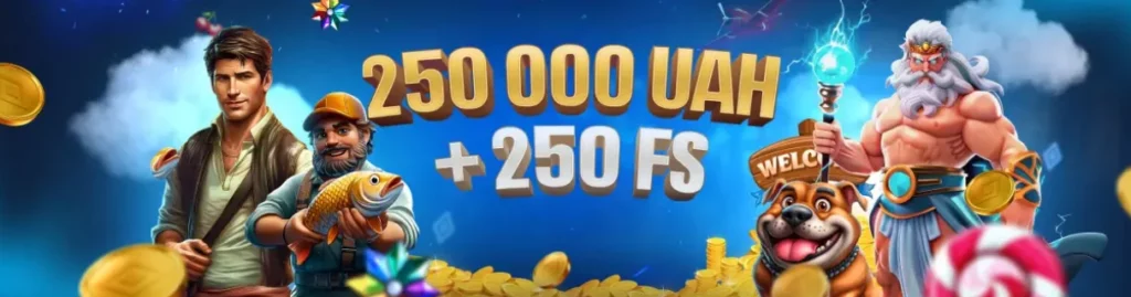 Вітальний бонус за реєстрацію казино WinBoss